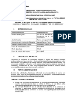 Modelo Informe-proyectos Municipios Escolares-1era. Etapa