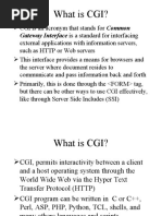 What Is CGI?: Gateway Interface Is A Standard For Interfacing