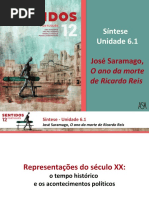 Sintese  "O ano da morte de Ricardo Reis"_Manual Sentidos
