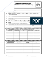 COMSATS Institute of Information Technology: Non-Faculty Job Application Form