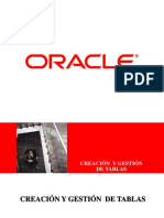 DDL Creacion de Tablas Oracle 11g