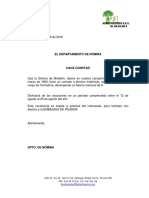 Certificado Laboral Sra PDF