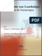 El Paciente Con Lumbalgia, Por J. LaFreniere