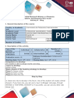 Assignment 8. Blog Debate-Unit 1,2 and 3. Activity Guide and Evaluation Rubric