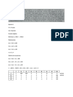 Solución Programación Lineal Método Gran M