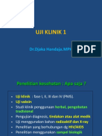 UJI KLINIK 1 OBAT HERBAL