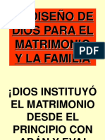 El diseño de Dios para el matrimonio y la familia