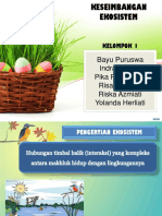 3013 Eggs Easter Powerpoint Template Green