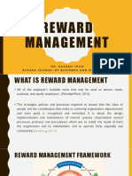 Reward Management: Dr. Hassan Imam Riphahschool of Business and Managment