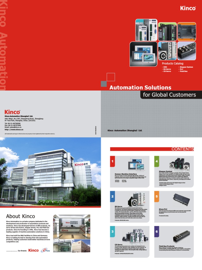 Kinco Automation Product Overview | PDF | Programmable Logic Controller ...