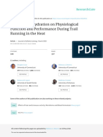 Influence of Hydration on Physiological Function and Performance During Trail Running in the Heat Douglas J. Casa 2010