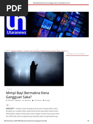 Mimpi Bayi Bermakna Kena Gangguan Saka Utaranews Dot Com Pdf