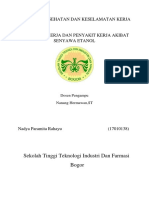 Gangguan Kesehatan Penyakit Kerja Akibat Etanol