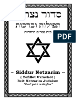 Siddur Doa Yahudi Ibrani Nasrani Kristen Netzarim