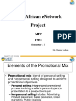 Pan African Enetwork Project: FMM Semester - I