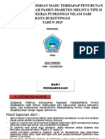 Efektivitas Pemberian Madu Terhadap Penurunan Kadar Gula Darah