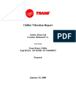 Chiller Vibration Report: Jobsite: Honeywell Location: Richmond VA