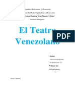 El Teatro Venezolano (Trabajo)