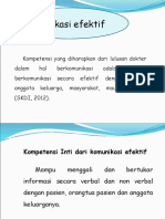 Komunikasi Efektif Dokter - Pasien - Masyarakat