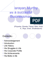 N.R. Narayan Murthy As A Succesful Businessman