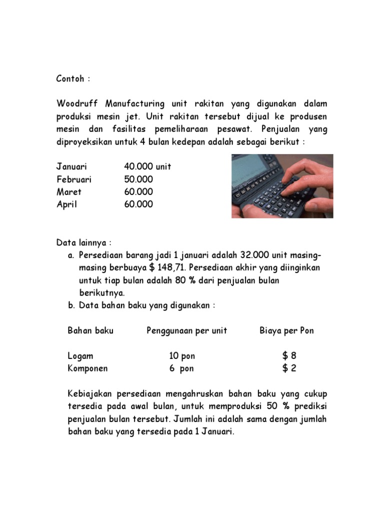 11 Contoh Soal Anggaran Doc