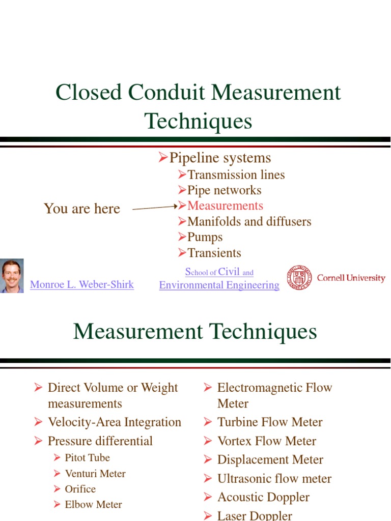 Closed Conduit Flow Measurement Techniques | PDF | Flow Measurement ...