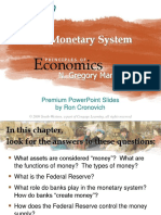 The Monetary System: Conomics