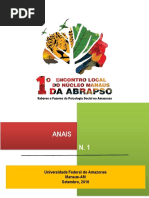 Anais Do 1 Encontro Local Do Núcleo Manaus Da ABRAPSO