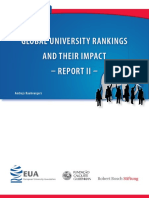 Rauhvarger Global University Rankings Report II