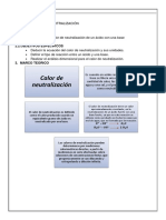 Calor de Neutralizacion