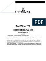 AntMiner T9 Installation Guide