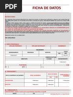 FICHA DE DATOS JNE