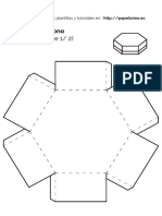 Plantilla Caja Forma Hexágono Parte 1 - 2 PDF