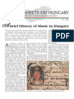 Brief History Hungarian Music