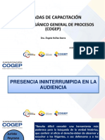 Jornadas de capacitación sobre audiencias judiciales