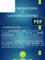 La Introducción Conclusión y Referencias Bibliográficas