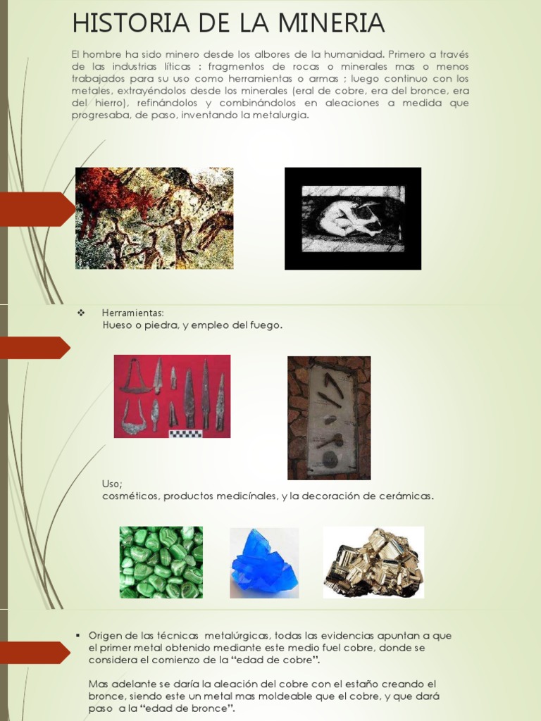 Historia de La Mineria (Autoguardado) | PDF | Metalurgia | Minería