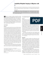 Susceptibility-Weighted Imaging in Migraine With Aura: Case Report