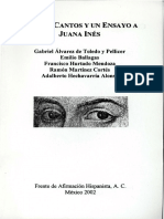 Cuatro Cantos y Un Ensayo A Juana Inés