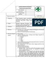 8.1.2.2 Sop Standar Operating Procedure Pemeriksaan Laboratorium