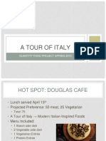 meal project- a tour of italy weebly