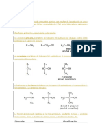 Alcoholes... Pruebas de Identificacion