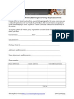 Group Registration Form