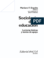 Fernandez Enguita Mariano - Sociologia de La Educacion