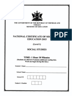 NCSE 2015 Social Studies