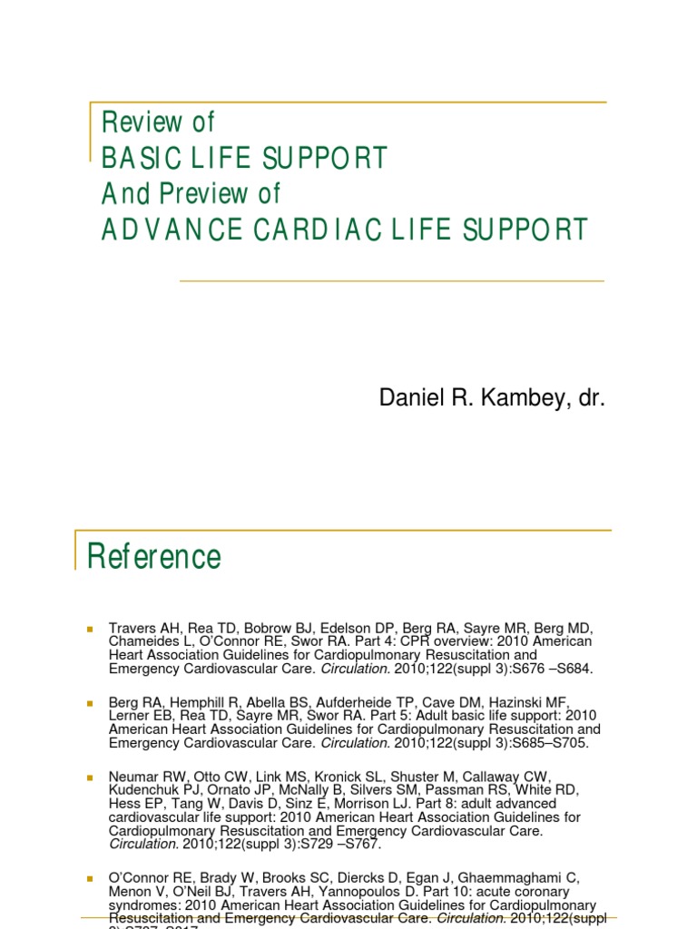 BLS and ACLS Guidelines Overview | PDF