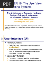 CHAPTER - 16 (The User View of Operating Systems)