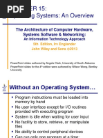 CHAPTER - 15 (Operating Systems An Overview)