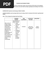 Teaching Plan For Breast Feeding