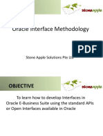 Oracle Interface Methodology: Stone Apple Solutions Pte LTD